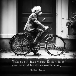 Life is like a bicycle. To keep your balance, you must keep moving. - Albert Einstein