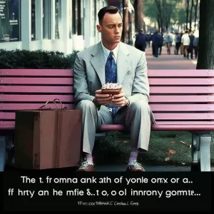 Life is like a box of chocolates. You never know what you're going to get. - Forrest Gump