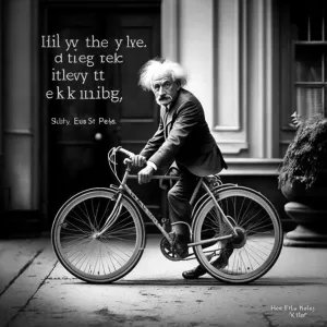 Life is like a bicycle. To keep your balance, you must keep moving. - Albert Einstein