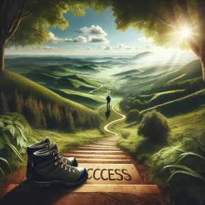 Success is a journey that begins with a single step; take that step today.