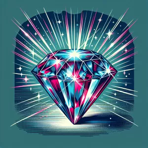 You are like a rare gem, shining with your own brilliance.