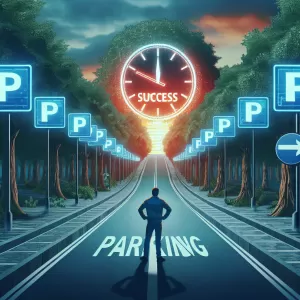 The road to success is dotted with many tempting parking spaces... especially when you're running late.