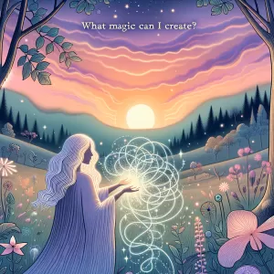 Good morning! Let your first thought today be, ‘What magic can I create?’