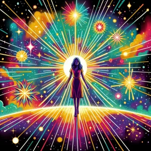 Shine like the universe is yours. Radiate positivity.