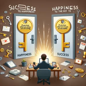 Success is not the key to happiness. Happiness is the key to success. If you love what you are doing, you will be successful. - Albert Schweitzer