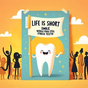 Life is short, smile while you still have teeth.