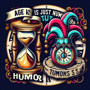 Age is just a number, but my humor is timeless.