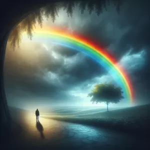 Be a rainbow in someone else's cloud.