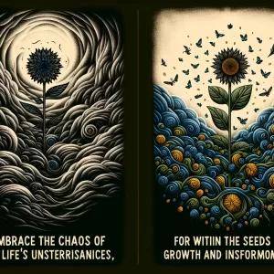 Embrace the chaos of life's uncertainties, for within them lie the seeds of growth and transformation. - Stephanie Bennett Henry