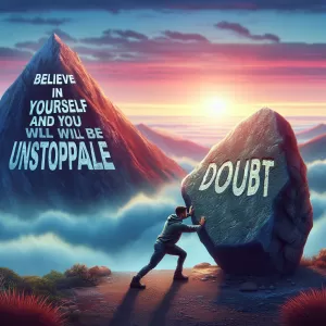 Believe in yourself and you will be unstoppable.