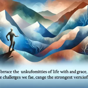 Embrace the uncertainties of life with courage and grace, for from the challenges we face, we can forge the strongest versions of ourselves. - Stephanie Bennett Henry