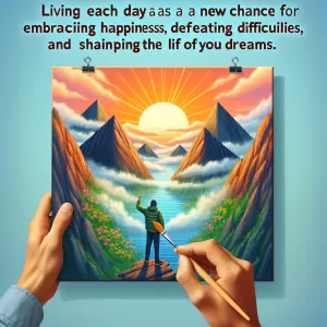 Every day is a fresh opportunity to embrace joy, overcome challenges, and create the life you dream of.