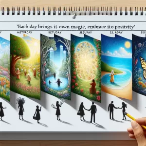 Each day brings its own magic; embrace it with positivity.