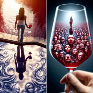 In water, you will only see your face, but in wine, you will also see the hearts of others.