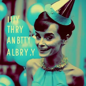 Life is a party, dress like it. - Audrey Hepburn