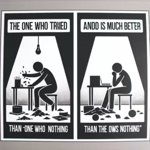 Lloyd Jones: The one who tried and failed is much better than the one who did nothing.