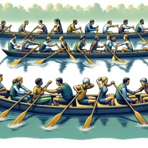 Remember, we're all in the same boat. Some of us are just paddling harder than others.