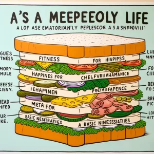 Life is like a sandwich - the more you add to it, the better it becomes...just don't forget the pickles of humor!