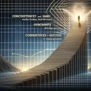 Success isn’t always about greatness. It’s about consistency. Consistent hard work leads to success. Greatness will come.