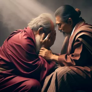 Dalai Lama: Cry with someone. It’s more healing than crying alone.