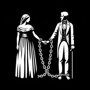 Marriage: a social unit consisting of a master, a mistress, and two slaves, totaling two people.