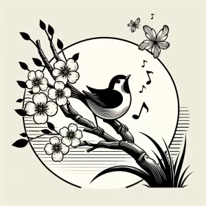 If there’s even one blossoming branch in your soul, a singing bird will always perch on it.