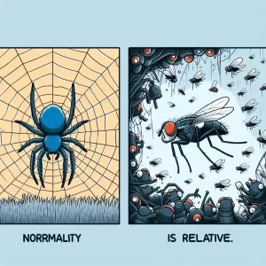 Normal is an illusion; what's normal for the spider is chaos for the fly.