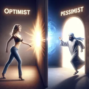 An optimist may see a light where there is none, but why must the pessimist always run to blow it out? – René Descartes