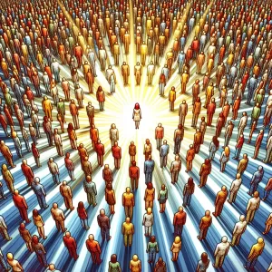 Enlarge Always remember that you are absolutely unique just like everyone else.