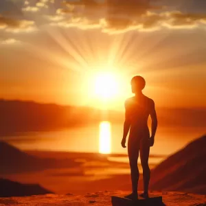 Enlarge Turn your face toward the sun, and the shadows will fall behind you.