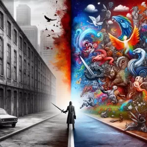 Imagination is the only weapon in the war against reality.