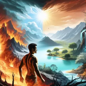Each man must go through hell to reach his paradise.