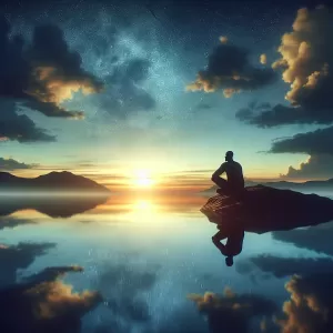 Enlarge The greatest thing in the world is to know how to belong to oneself.