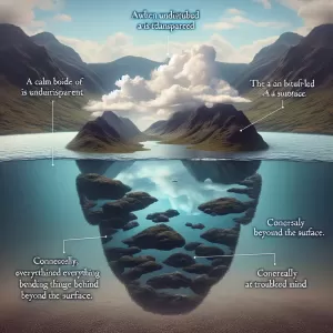 The mind is like water: disturb it, and you see nothing. - Zen Koan
