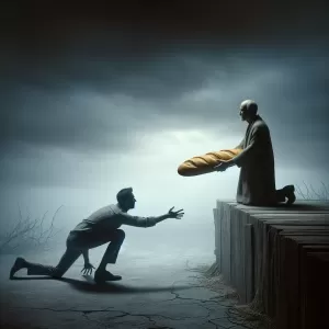 He who kneels for bread may one day forget how to stand.