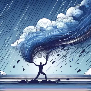The one who walks through the storm without bending is already broken.