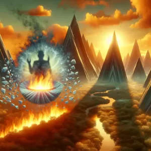 Taoist Fragment: Even the shadow of truth burns lies to ash.