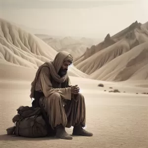 Desert Hermit: He who speaks of heaven too often is running from hell within.
