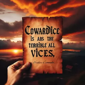 Mikhail Bulgakov: Cowardice is the most terrible of all vices.