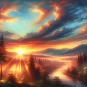 Embrace the morning sun, for each ray carries a secret whisper of hope.