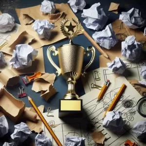 Success is often found in a pile of mistakes.