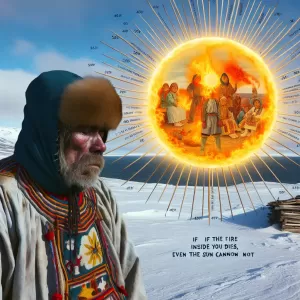 Chukchi Folk Saying: If the fire inside you dies, even the sun cannot warm you.
