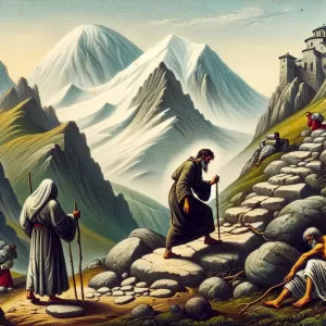 Greek Monastic Wisdom (Mt. Athos): He who climbs with pride will fall in silence.