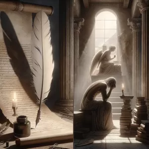 Greek Fragment: Wisdom without sorrow is mere knowledge.