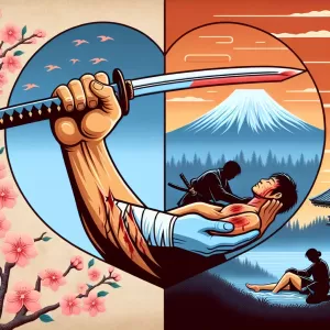 Bushido Code: The hand that strikes must also be ready to heal.