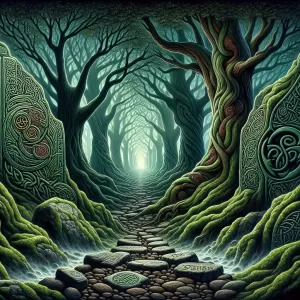 Enlarge Celtic Insight: The road you fear to walk holds the lesson you need.