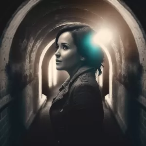 No matter what you're going through, there's a light at the end of the tunnel. - Demi Lovato