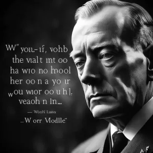 You are not here merely to make a living. You are here to enable the world to live more amply, with greater vision, with a finer spirit of hope and achievement. You are here to enrich the world, and you impoverish yourself if you forget the errand. - Woodrow Wilson