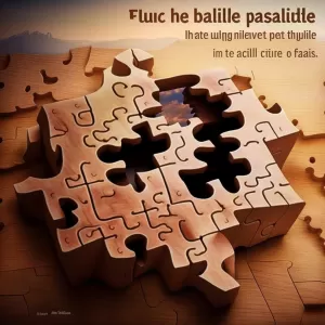 Life is like a puzzle, and every challenge is a piece that helps you complete the picture.