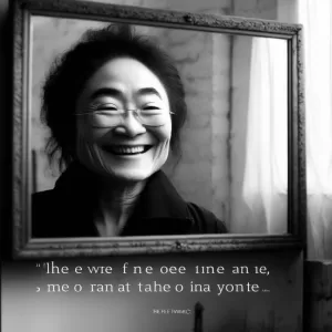 Smile in the mirror every morning and you'll start to see a big difference in your life. - Yoko Ono